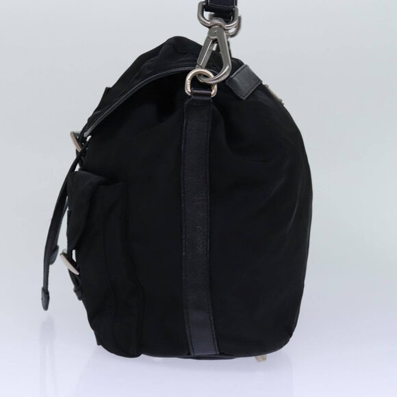 PRADA Backpack Nylon Black Silver Auth 85289 - Picture 6 of 16